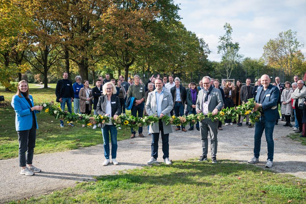 Durchschneiden eines Bands