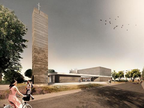 Lukas Kirche Rendering