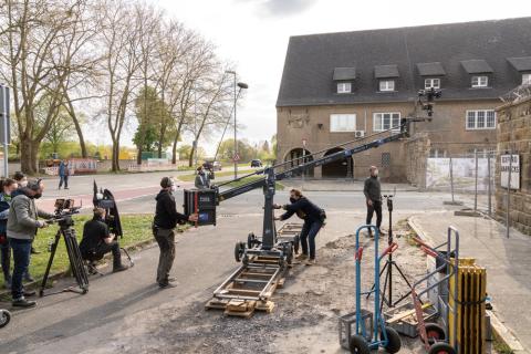 Filmdreh Oxford-Quartier